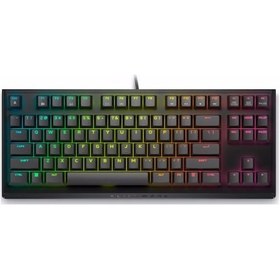 Resim Alienware AW420K TKL RGB Cherry MX Red Switch İngilizce Mekanik Kablolu Gaming Klavye 