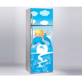 Resim 444magaza Buzdolabı Sticker Çocuk Balık 