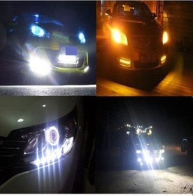 Resim Çift Renk Ayna Altı Led Kartal Göz Led Gündüz Ledi Turuncu Beyaz 