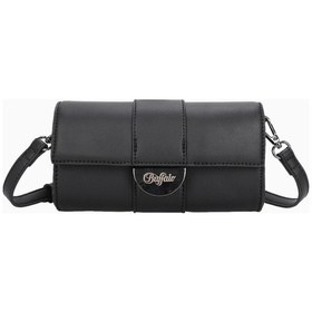 Resim Buffalo Clutch Curve Night Baguette Çanta, Siyah 