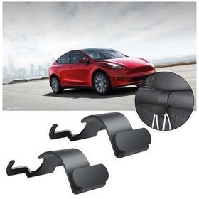 Resim Novahub Tesla Model Y İçin 1 Çift Arka Bagaj Kanca Çanta Ve Şemsiye Askısı Diğer 