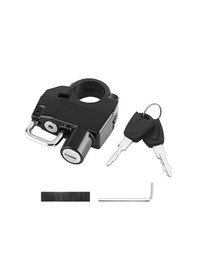 Resim Qingmipy Güçlü Çinko Alyuminyum Kask Kilit Motor Elektrikli Bisiklet Çit Çubuğu Kilitlenmesi Anti Hırsızlık Aracı Ve Paspas Hediyeli Çok Renkli 