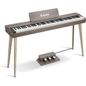 Resim Donner DDP-60 Dijital Piyano (Gray Wood Grain) 