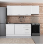 Resim Minar 240 Cm Mutfak Dolabı Beyaz 240-B8 