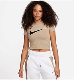 Resim Nike Nsw Tee Kadın Tişört Bej 