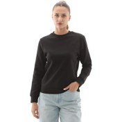 Resim Timberland Exeter Rıver Brushed Back Crew Sweatshır Kadın Sweatshirt Siyah 