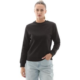 Resim Timberland Exeter Rıver Brushed Back Crew Sweatshır Kadın Sweatshirt Siyah 