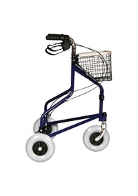 Resim Rollatör 3 Tekerlekli Walker Yürüteç Yeşil Renk 