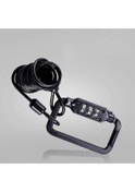 Resim Motosiklet Bisiklet Kask Kilidi Bisiklet Kablo Kilidi Bisiklet Tel Kilidi Bisiklet Kask Kilidi Bisiklet Kod Kilidi 6,5 X 4 Cm Siyah Çok Renkli 