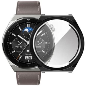 Resim Huawei Watch Gt3 Pro 46mm 360 Tam Koruma Silikon Kılıf 