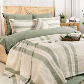 Resim Schafer Home Enza Çeyiz Seti 8 Parça-Yeşil 
