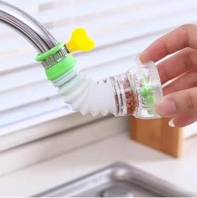 Resim 360 Derece Dönebilen Su Tasarruflu Oynar Başlıklı Pervaneli Taşlı Musluk Başlığı 1 Adet 