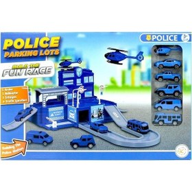 Resim Vardem Oyuncak Polis Otopark Oyun Seti 