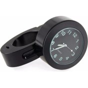 Resim Humble Evrensel 7/8 Inç Motosiklet Gidonu Izle Su Geçirmez Darbeye Dayanıklı Toka Montaj Saati Izle Scooter Için Motorsiklet, Bir (Yurt Dışından) 