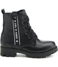 Resim Polaris 617101.F1PR Siyah Kız Çocuk Sneaker Bot 