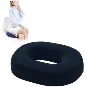 Resim Sones Yavaş Esneklik Hafızalı Köpük Ofis Kalça Pedi Hemoroid Ameliyatı Sonrası Yastık Siyah 