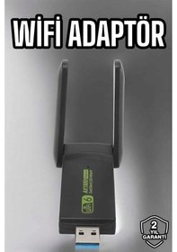 Resim Wifi Adaptör Çift Bantlı Kablosuz Wifi Adaptörü 