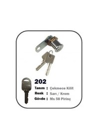 Resim Pirnç Çekmece Kilidi 