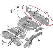 Resim Opel Mokka (2021-2024) Arka Panel (Orijinal) 