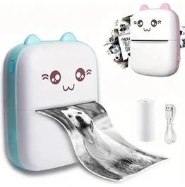 Resim Seburam Collection Taşınabilir Mini Fotoğraf Yazıcı Kablosuz Bluetooth Uyumlu Pembe Mini Printer 