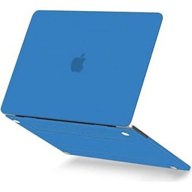 Resim Hnrlıshp Newface Apple Uyumlu MacBook Pro 13 2021 Apple Uyumlu MacBook Buzlu Kapak - Mavi 