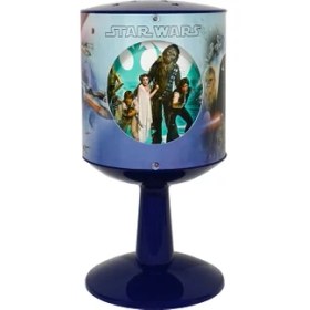 Resim Disney Star Wars Çocuk Odası Masa Lambası Ikili Abajur Lisanslı 