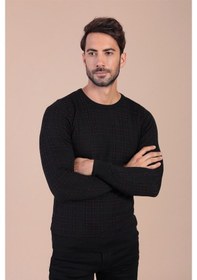 Resim Ferraro Bisiklet Yaka Superfine Yün Kazak - Siyah Siyah (490433306) Siyah 