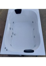 Resim Alika 180 x 120 CM Jakuzi Küvet Hidromasaj Sistem-2 8+10 Jet 