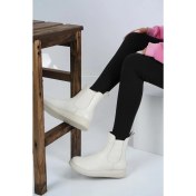 Resim Osso Hakiki Deri Buz Bej Kadın Spor Bot 222135202 