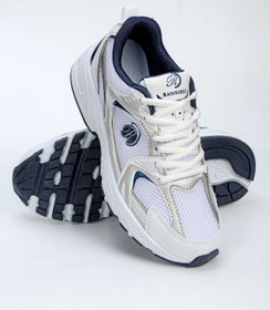 Resim RAMBERİO Spor Koşu Yürüyüş Gunluk Beyaz Lacivert 