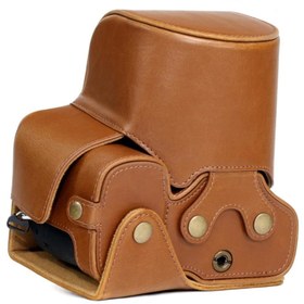 Resim MegaGear Sony Dsc-rx10 Iv, Dsc-rx10 Iıı Suni Deri Fotoğraf Makinesi Kılıfı 