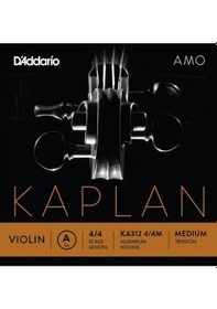Resim D'Addario Ka312 4/4M Kaplan Amo Keman Teli (A) 