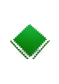 Resim 50x50 13mm Damla Desen Puzzle Tatami Minder Spor Yoga Pilates Oyun Matı Koyu Yeşil 