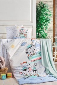 Resim Hype Store Kristal Bebek Nevresim Takımı Sailing Blue 