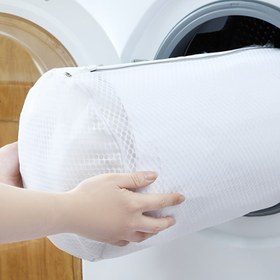 Resim Dayanıklı File Ayakkabı Yıkama Çantası - 360° Koruma, Sneaker & Atletik Ayakkabılar için Yeniden Kullanılabilir Çamaşır Torbası, Fermuarlı Kapatma 