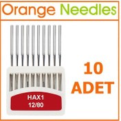 Resim Orange Hax1 Ev Tipi Dikiş Makine İğnesi 12 Numara 10 Adet 