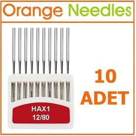 Resim Orange Hax1 Ev Tipi Dikiş Makine İğnesi 12 Numara 10 Adet 