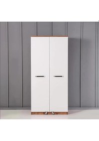 Resim Çok Amaçlı 90 Derece Açılabilir 2 Kapaklı Kiler Mutfak Dolabı 