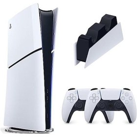 Resim Sony Playstation 5 1 TB Slim Digital + 2.dualsense + Şarj İstasyonu (İthalatçı Garantili) 