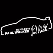 Resim Yansıtıcı Gümüş-2 Adet-araba Etiket Vinil 13 5 Cm Paul Walker Hızlı Ve Öfkeli Moda Yansıtıcı Etiket Araba Komik 3d 