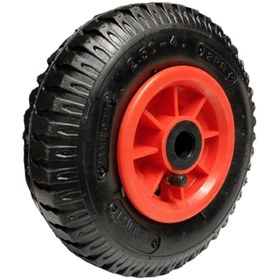 Resim NZB Yük Taşıma Arabası Tekeri El Arabası Burçlu Şişme Şambelli İç Lastikli Teker 200x40 mm Plastik Jant 