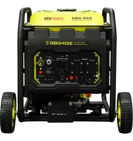 Resim Genpower Gbg 40ie Model 4 Kva, Benzinli, Marşlı, Tekerlekli Açık Tip, Dijital Inverter Monofaze ( 220 Volt) Portatif Jeneratör 
