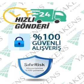 Resim 42 Watt 12V Polikristal Güneş Paneli Lexron 