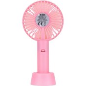 Resim Everest EFN-502 Pembe Taşınabilir Şarjlı Pembe 800MAH USB Fan 