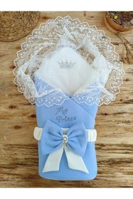 Resim Tomuycuk Yeni Sezon Özel Tasarım Bebek Kundağı Unisex Bebek Dış Kundak Battaniyesi Mevlütlük Hastane Çıkışı 