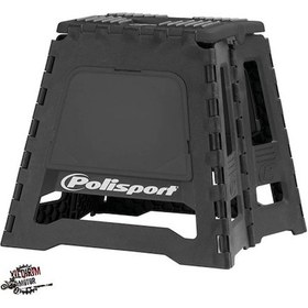 Resim KATLANIR Üniversal Sehpa Polisport Enduro Motocross SİYAH 