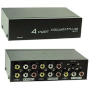 Resim Electroon Av-104 4 Port Audio Video Splitter - Çoklayıcı 