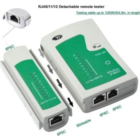 Resim Daisy Home PX-8070 Rj-45,rj-11 Lüks Kablo Test Cihazı, Adsl, Cat5,cat6,cat7,cat8 Internet Kablo Tester 