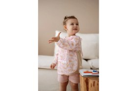 Resim Oh la la Koala For Little Ones Kruvasan Uzun Kollu Sıvı Geçirmez Aktivite Önlük (6-36 Ay) 