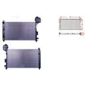 Resim Su Radyatörü Brazing At - 1685000102 Wisco - Mercedes A Serisi W168 A 140-a 160 97-04 Uyumlu 